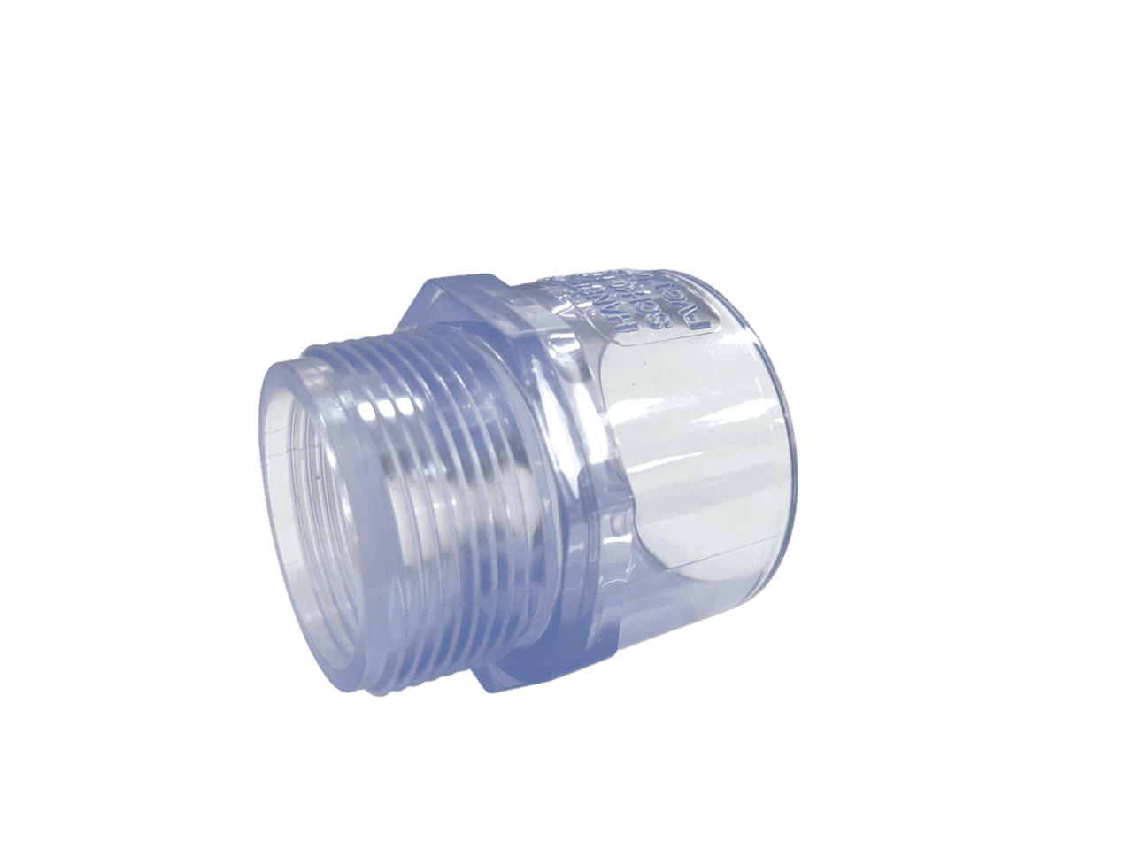 Clear PVC 透明外牙接頭