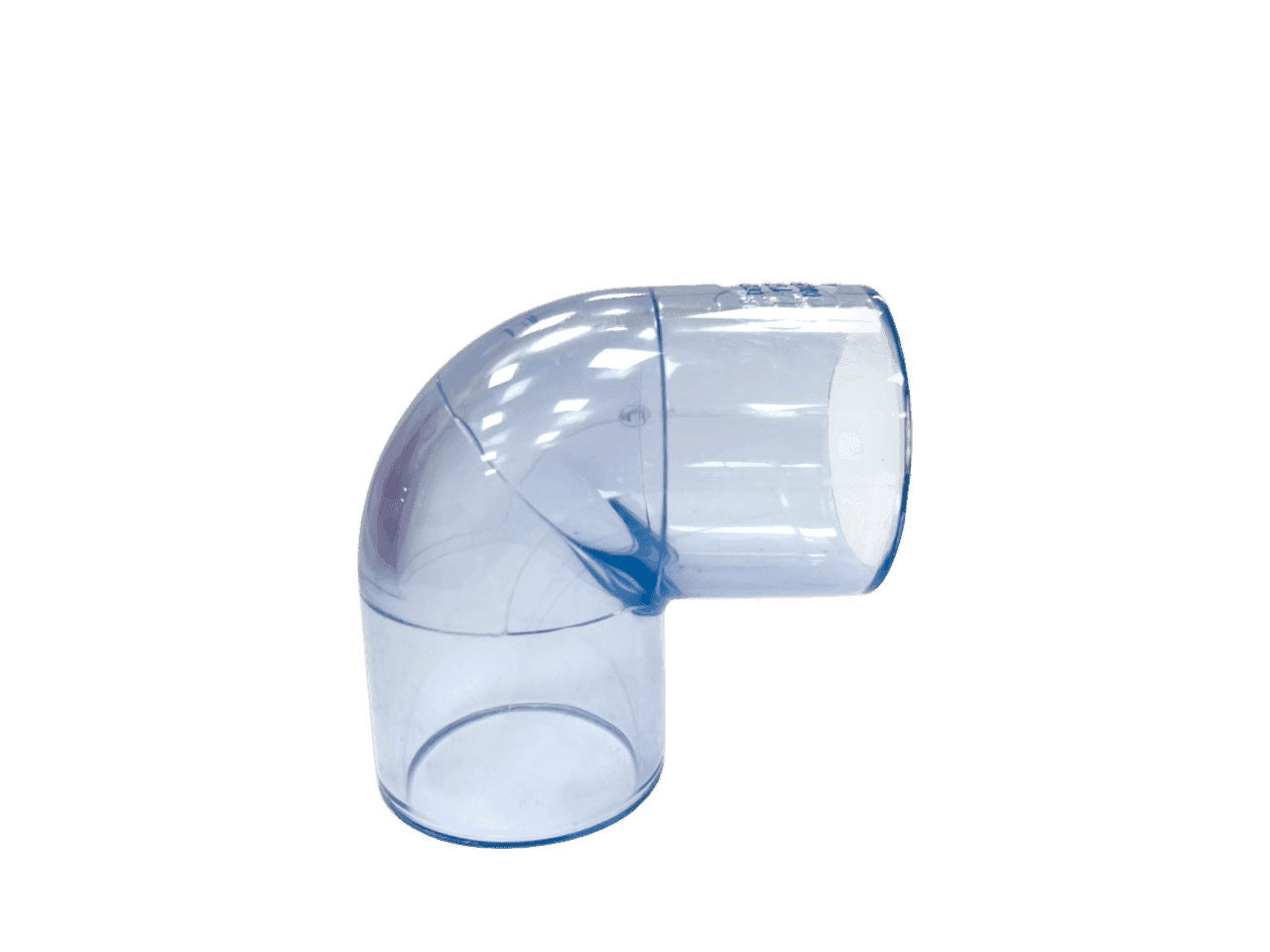 Clear PVC 透明90°彎頭