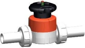 PVDF HP 雙由任隔膜閥 PTFE/EPDM​