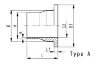 PVDF HP 法蘭轉接頭