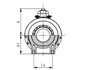 PP OF 雙由任球閥 FKM 禁油​