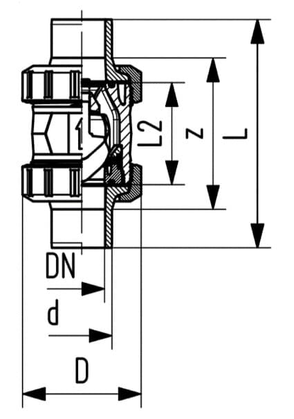 PP Check Valve Type561 EPDM