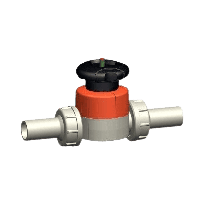 PP HP 雙由任隔膜閥 PTFE/EPDM