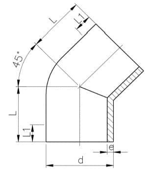 PVDF 90度彎頭 ELBOW