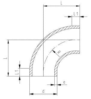 PP HP 90度彎頭 ELBOW