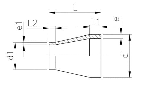 PP HP 大小頭 Reducer