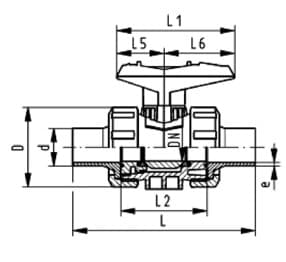 PP HP 雙由任球閥 EPDM 禁油